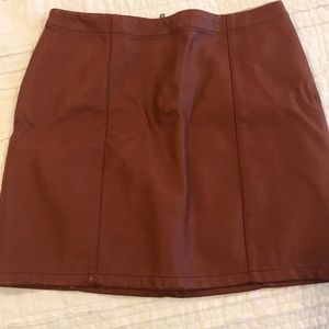 Forever 21 Faux Leather Skirt
